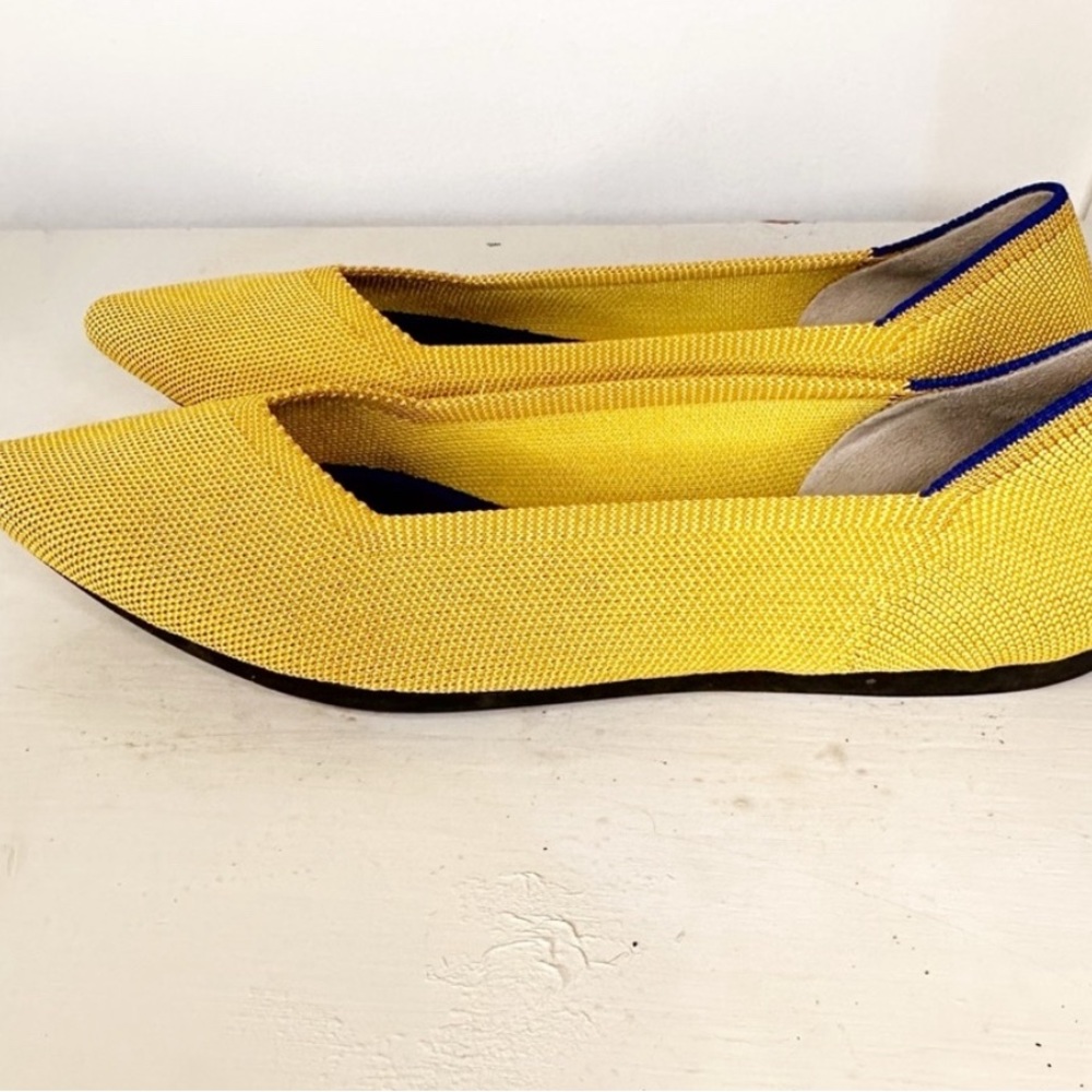 #761 Rothy’s Pointed Flats says size 10 but fit like a 8 they are mismarked. - Picture 10 of 12